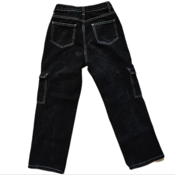 Black cargo jeans - Picture 2 of 7
